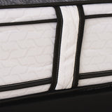 Colchón Andes Resor Gris y Blanco King 200 X 200 Cm Ortopedico Medio Suave de Resortes y Doble Faz
