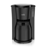 Cafetera Eléctrica Kalley Negro 25.6x33.5cm para Ocho Tazas con Sistema Antigoteo