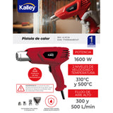 Pistola de Calor Kalley Rojo 22.8x20cm