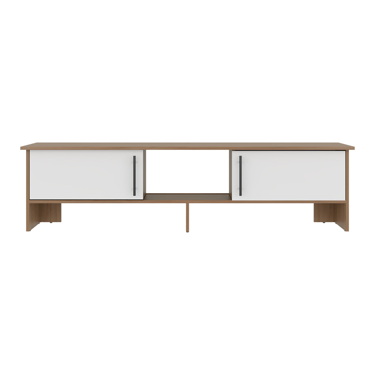 Rack de TV Dago Fresno Europeo 160x41.8cm para TV Hasta 65" Pulgadas con Un Compartimiento