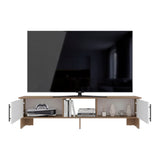 Rack de TV Dago Fresno Europeo 160x41.8cm para TV Hasta 65" Pulgadas con Un Compartimiento