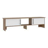 Rack de TV Dago Fresno Europeo 160x41.8cm para TV Hasta 65" Pulgadas con Un Compartimiento