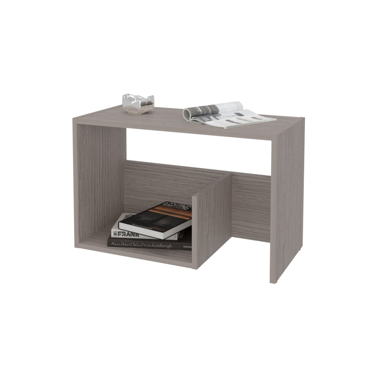 Mesa de Centro Everett Positano 39.8x63.4cm Rectangular con Compartimiento