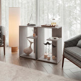 Mesa de Centro Everett Positano 39.8x63.4cm Rectangular con Compartimiento