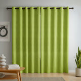 Cortina Blackout Verde Limón 280x220cm Doble Faz Acústica de Lineas