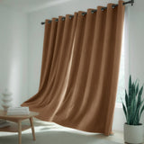 Cortina Blackout Marrón 280x220cm Doble Faz Acústica de Lineas