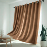 Juego de Cortinas Blackout Bronce 280x220cm Doble Faz de Lineas