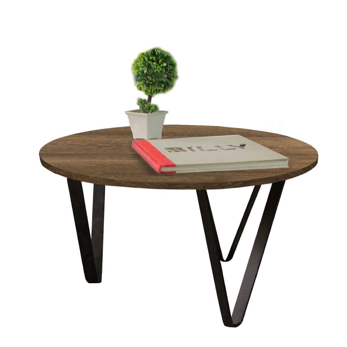 Sala Beige y Amaretto 76x90cm con Una Poltrona Reclinable Un Puff y Una Mesa de Centro