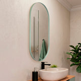 Espejo de Pared Rainbow Agave 50x100cm Ovalado con Marco En PVC