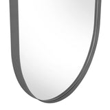 Espejo de Pared Rainbow Plomo 50x100cm Ovalado con Marco En PVC