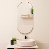 Espejo de Pared Rainbow Arupo 50x100cm Ovalado con Marco En PVC