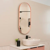 Espejo de Pared Rainbow Arupo 50x100cm Ovalado con Marco En PVC