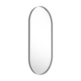 Espejo de Pared Rainbow Gris Grafito 50x100cm Ovalado con Marco En PVC