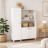Alacena Niza Blanco 96.5x119cm con Tres Puertas y con Patas