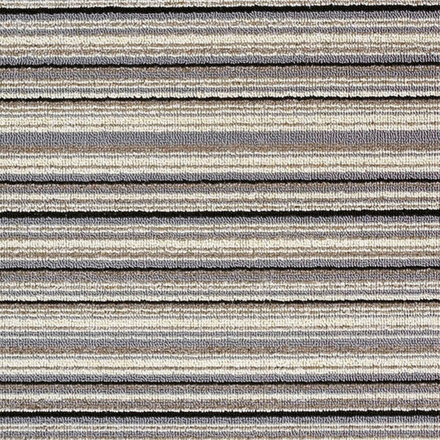Alfombra Newark Negro y Multicolor 150x200cm Rectangular Suave para Sala De Estar de Lineas