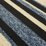 Alfombra Newark Azul 150x200cm Rectangular Suave para Sala De Estar de Lineas