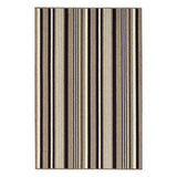 Alfombra Newark Café y Multicolor 150x100cm Rectangular Suave para Dormitorio de Lineas