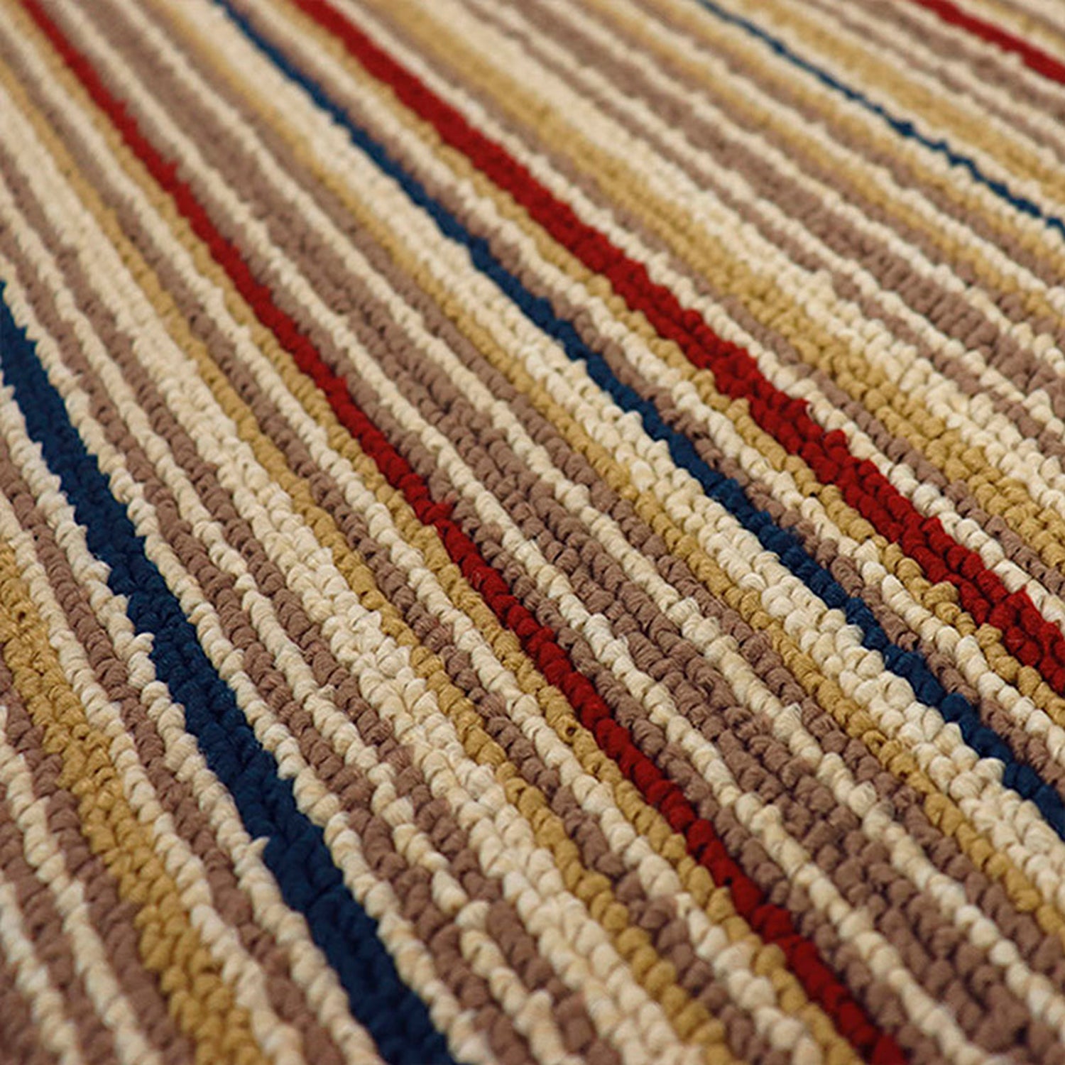 Alfombra Newark Multicolor 250x200cm Rectangular Suave para Sala De Estar de Lineas