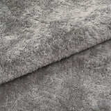 Alfombra Laurel Gris 200x150cm Rectangular Suave para Sala De Estar Fondo Entero