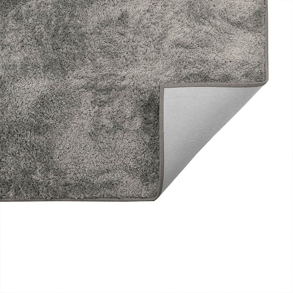 Alfombra Laurel Gris 200x150cm Rectangular Suave para Sala De Estar Fondo Entero