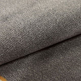 Alfombra Oregon Gris Oscuro y Amarillo 150x100cm Rectangular Suave para Dormitorio de Rectangulos