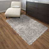 Alfombra Hawaii Gris 150x100cm Rectangular Suave para Dormitorio Fondo Entero
