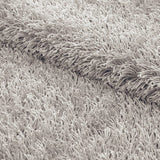 Alfombra Hawaii Gris 150x100cm Rectangular Suave para Dormitorio Fondo Entero
