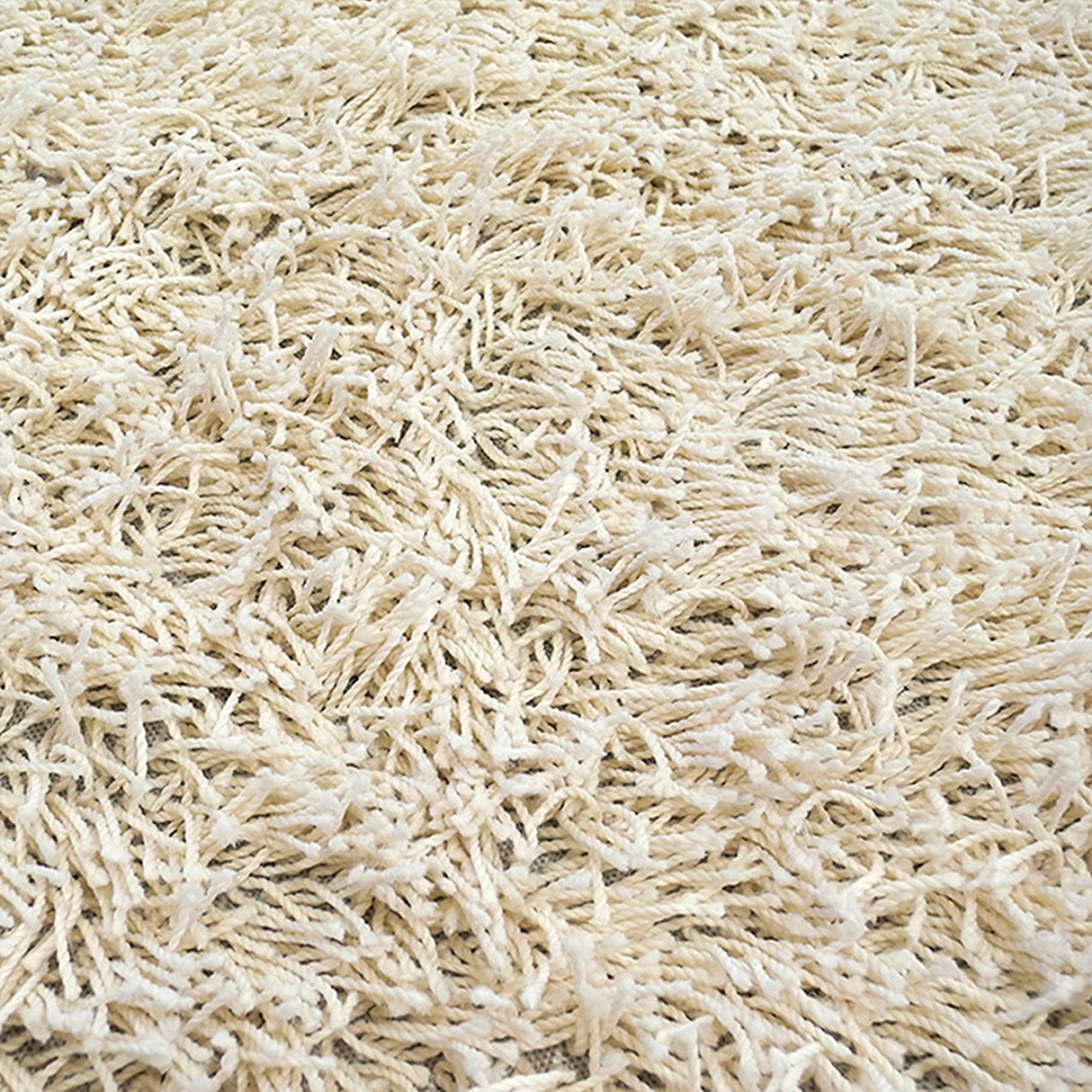 Alfombra Hawaii Blanco Crema 150x100cm Rectangular Suave para Sala De Estar Fondo Entero