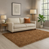 Alfombra Hawaii Cafe 200x150cm Rectangular Suave para Sala De Estar Fondo Entero