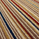 Alfombra Newark Multicolor 150x100cm Rectangular Suave para Sala De Estar de Lineas