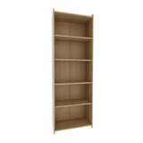 Biblioteca Paris Almendra 56.4x165.3cm con Cinco Entrepaños