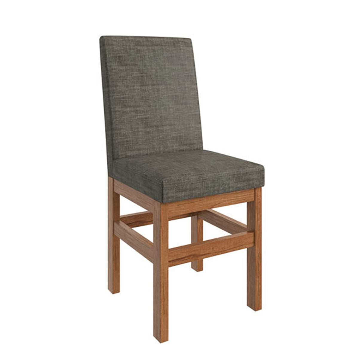 Comedor Fabre Almendra 90x78cm Cuadrado de Cuatro Puestos con Cuatro Sillas