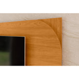 Combo Mueble y Panel de TV Juna Canela 182x98.5cm para TV Hasta 65" Pulgadas con Dos Compartimientos y con Dos Cajones