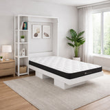 Combo Base Cama y Colchón Japón Blanco 90.5x35.5cm y con Almacenamiento