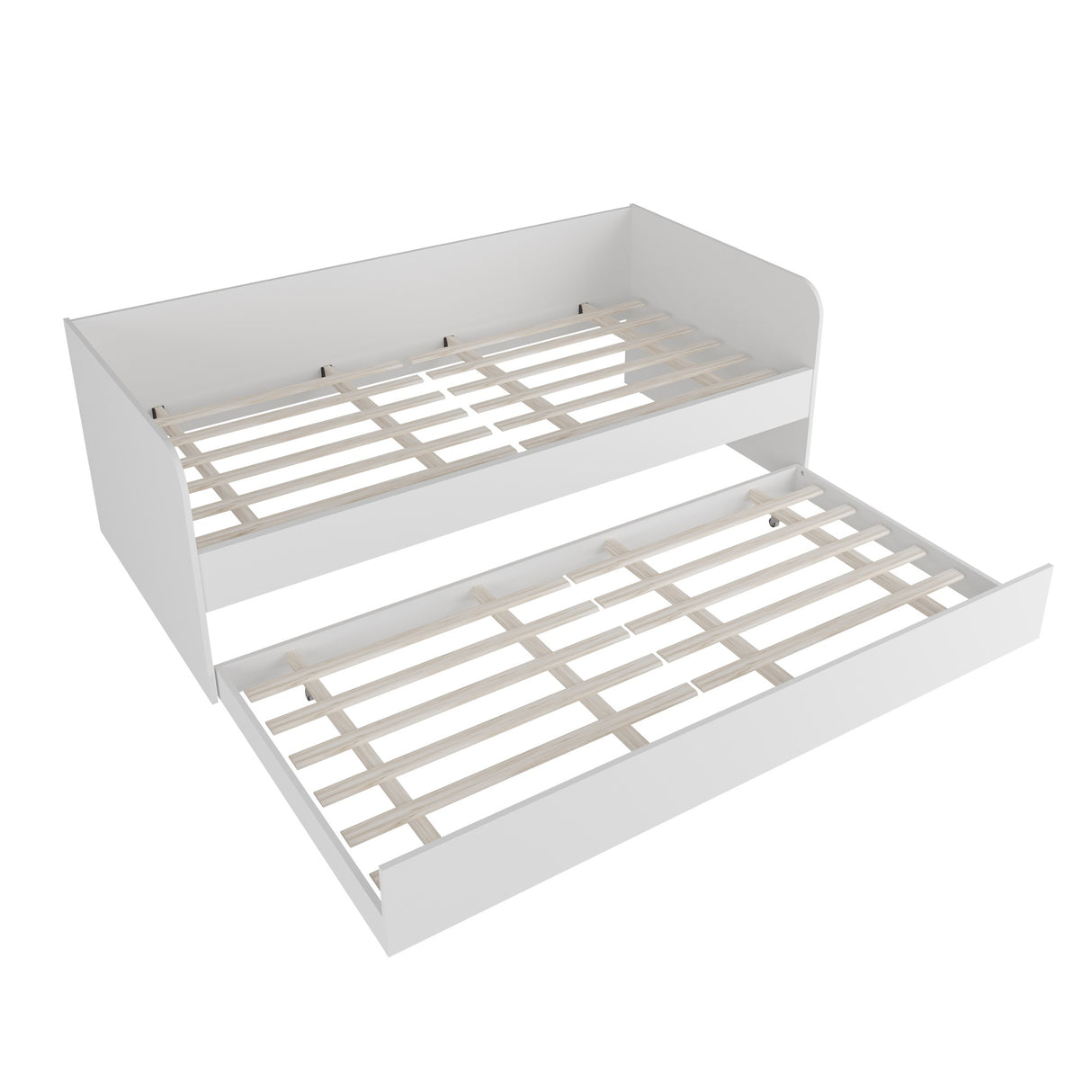 Cama Transformable Atlanta Blanco 193x68cm para Colchon Sencillo 90 X 190 Cm