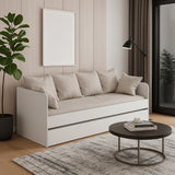 Cama Transformable Atlanta Blanco 193x68cm para Colchon Sencillo 90 X 190 Cm