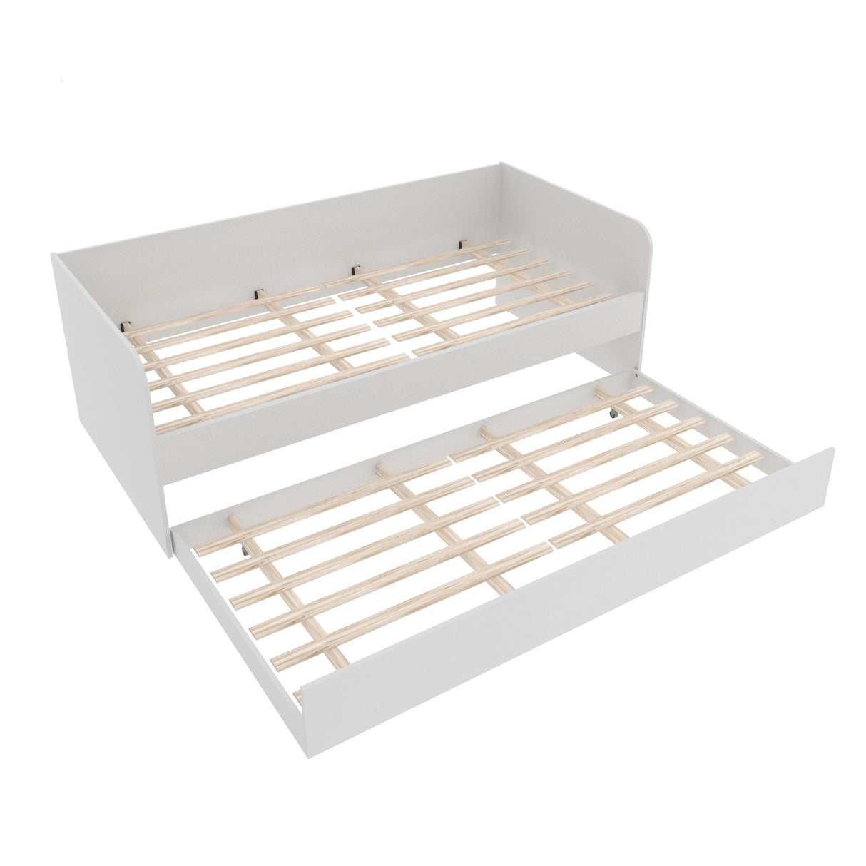 Cama Transformable Atlanta Blanco 193x68cm para Colchon Sencillo 90 X 190 Cm