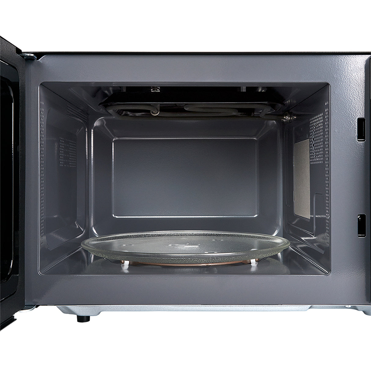Horno Microondas Haceb Negro 48.5x29.3cm de 25 Litros con 12 Funciones