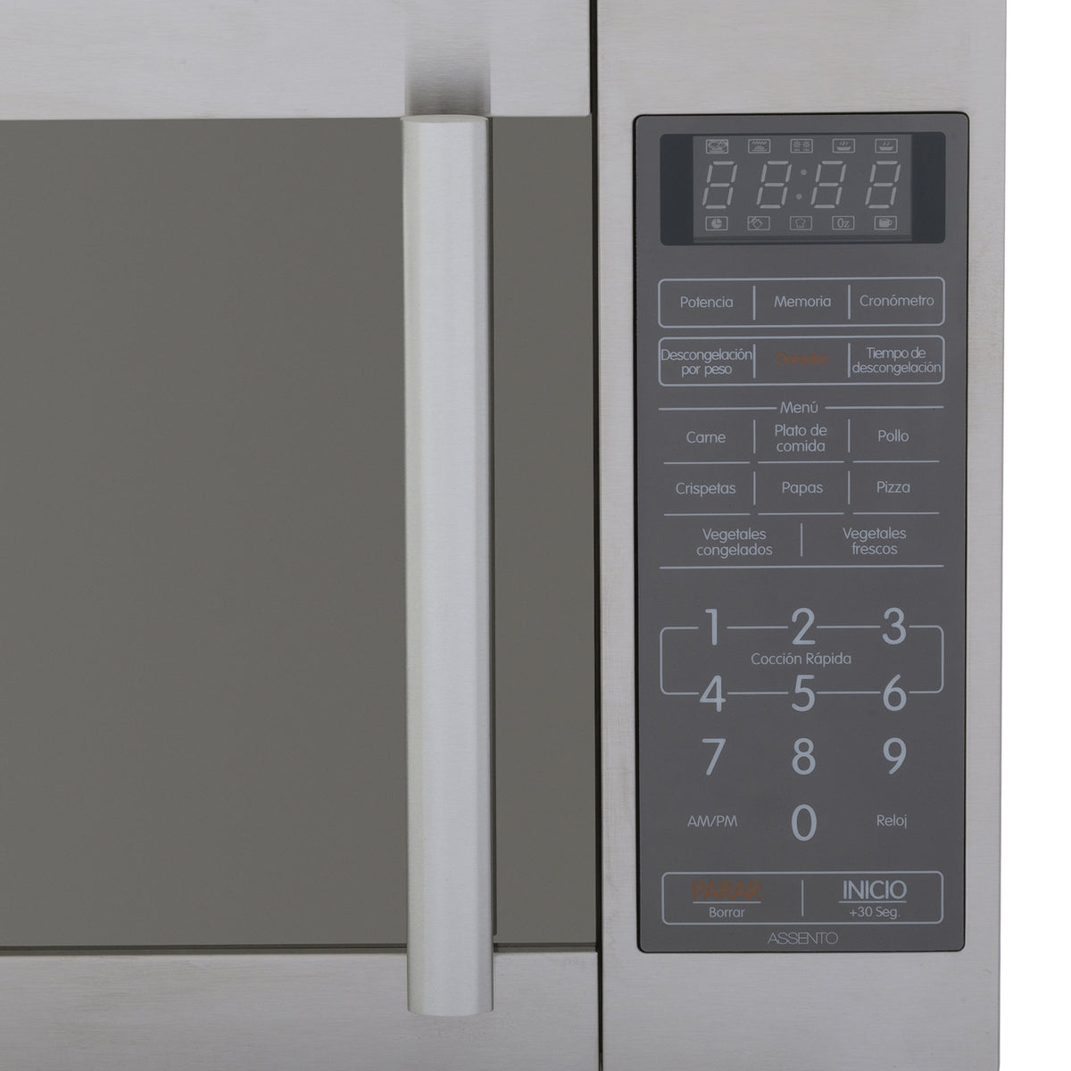 Horno Microondas Haceb Inox 43.6x30.6cm de 31 Litros con 14 Funciones