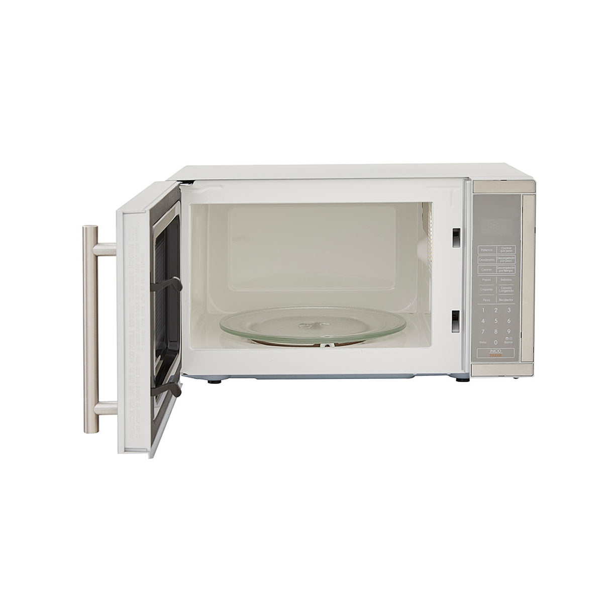 Horno Microondas Haceb Inox 33x26.1cm de 20 Litros con 12 Funciones