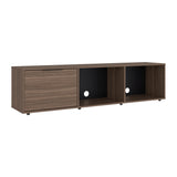 Rack de TV Dorne Avellana 162x41.1cm para TV Hasta 65" Pulgadas con Tres Compartimientos