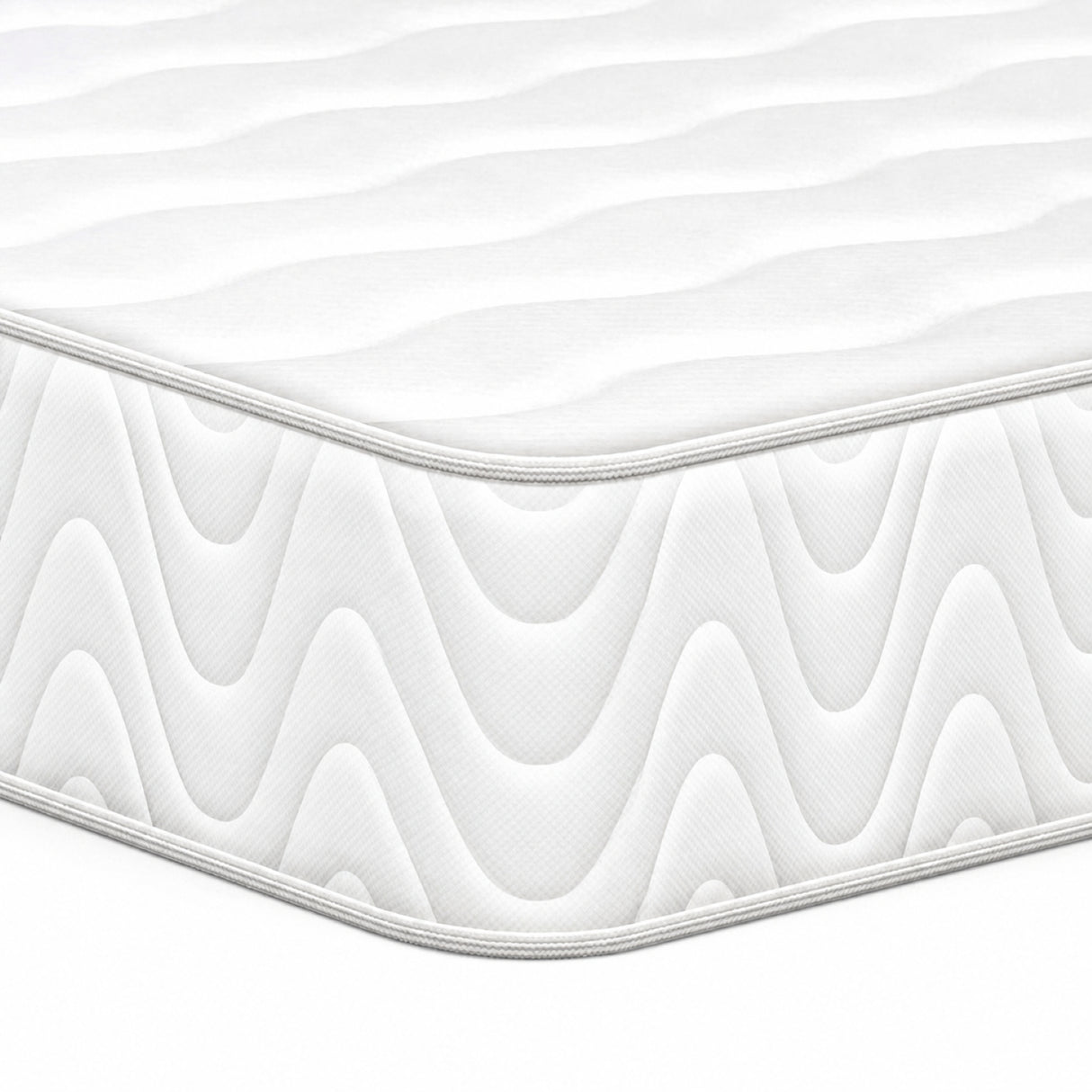 Colchón Enrollado Ecopack Blanco Sencillo 100 X 190 Cm Ortopedico Firmeza Medio con Pillow Sencillo