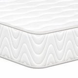Colchón Enrollado Ecopack Blanco Sencillo 100 X 190 Cm Ortopedico Firmeza Medio con Pillow Sencillo