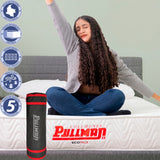 Colchón Enrollado Ecopack Blanco Semidoble 120 X 190 Cm Ortopedico Firmeza Medio con Pillow Sencillo