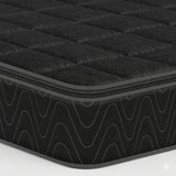 Colchón Enrollado Orthopack BTU Negro King 200 X 200 Cm Ortopedico Firmeza Medio con Pillow Sencillo