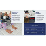 Colchón Enrollado Orthopack BTU Blanco Queen 160 X 190 Cm Ortopedico Firmeza Medio con Pillow Sencillo