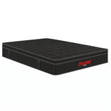 Colchón Enrollado Orthopack Euro U Negro Doble 140 X 190 Cm Ortopedico Firmeza Medio con Pillow Sencillo