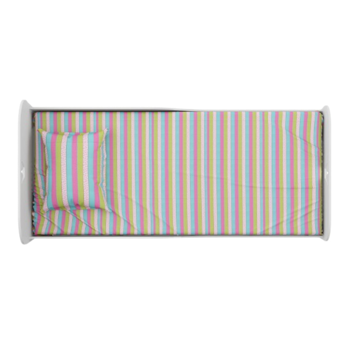 Cama Infantil Real Kids Blanco 97x69cm para colchón Sencillo 90 X 190 Cm con Cabecero y sin Colchon