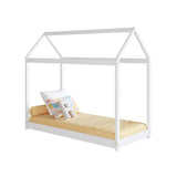 Cama Infantil Montessoriaba Blanco 74.2x137.5cm para colchón Infantil 70 X 130 Cm y sin Colchon