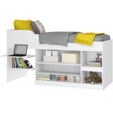 Cama Multifuncional Blanco 193x84cm para colchón Infantil 80 X 190 Cm con Cabecero y sin Colchon